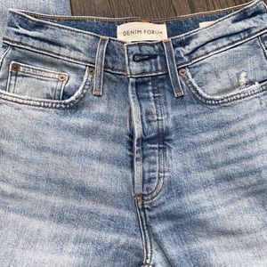 The Arlo high rise straight jean for sale